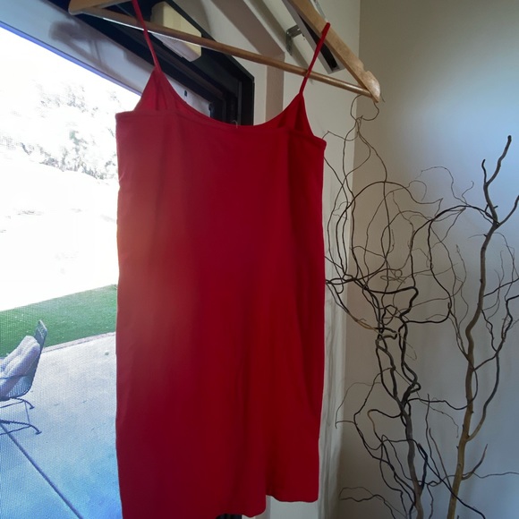 Red spandex mini dress - Picture 2 of 3